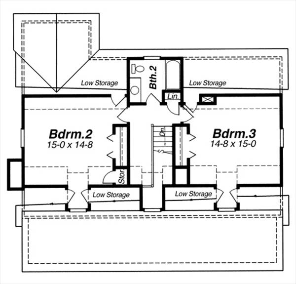 Second Floor image of Mount Vernon House Plan